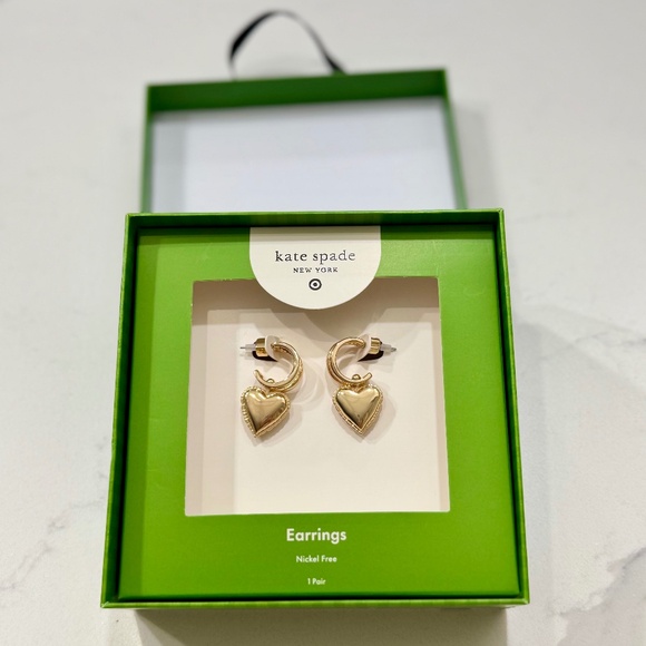 Kate Spade New York x Target - Balloon Heart Drop Earrings - Picture 2 of 6
